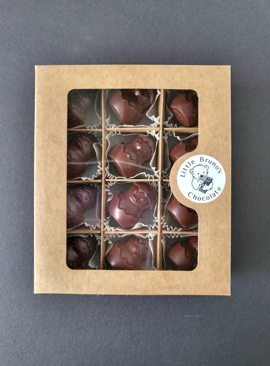 Mleczne wielkanocne kurczaki z misiowego Lasu - czekoladki mleczne (12x26g)